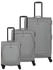 Travelite Umbria 4-Rollen-Trolley Set 55/67/77 cm (091941) smoky grey