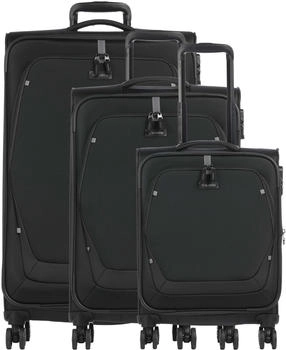 Travelite Umbria 4-Rollen-Trolley Set 55/67/77 cm (091941) black