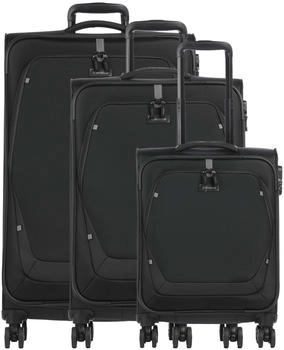 Travelite Umbria 4-Rollen-Trolley Set 55/67/77 cm (091940) black