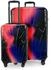 neon red: Suitline S1 4-Rollen-Trolley Set 55/76 cm