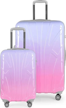 Suitline S1 4-Rollen-Trolley Set 55/76 cm sakura