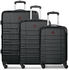 Wenger Amplar Evo 4-Rollen-Trolley Set 53/65/75 cm black