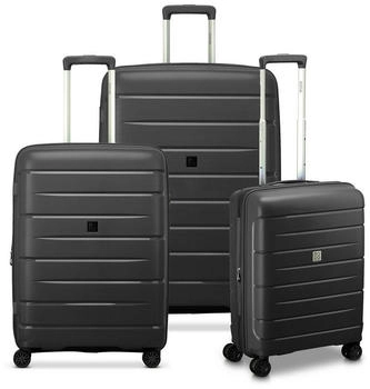 Modo by Roncato Starlight 3.0 4-Rollen-Trolley Set 55/66/75 cm (423450) black