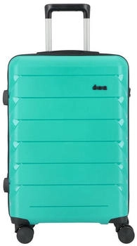 d & n Travel Line 4100 4-Rollen-Trolley 64 cm petrol