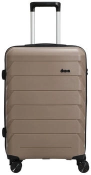 d & n Travel Line 4100 4-Rollen-Trolley 64 cm taupe