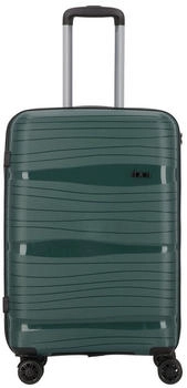 d & n Travel Line 4300 4-Rollen-Trolley 68 cm (4360) dark green