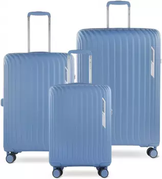 denim: Bugatti Hera 4-Rollen-Trolley Set 55/66/76 cm (497120)
