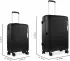 Bugatti Hera 4-Rollen-Trolley Set 55/66/76 cm (497120) denim