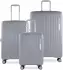 Bugatti Hera 4-Rollen-Trolley Set 55/66/76 cm (497120) light grey