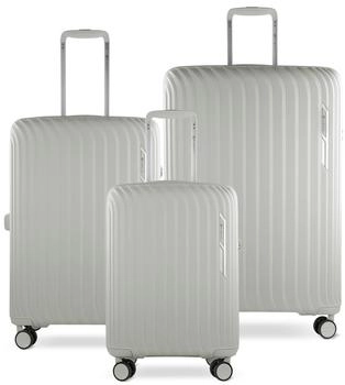 Bugatti Hera 4-Rollen-Trolley Set 55/66/76 cm (497120) cream