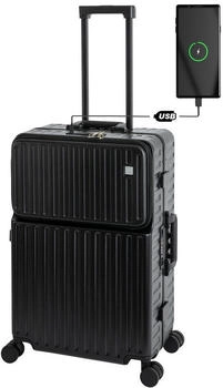 Travelhouse Roma 4-Rollen-Trolley 65 cm black