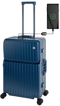 Travelhouse Roma 4-Rollen-Trolley 65 cm blue