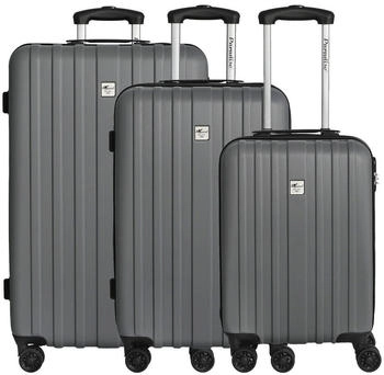 CHECK.IN Aurora 4-Rollen-Trolley Set 54/67/76 cm anthracite