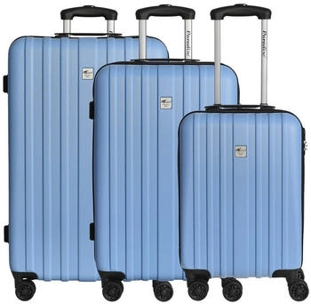 CHECK.IN Aurora 4-Rollen-Trolley Set 54/67/76 cm sky blue
