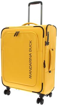 Mandarina Duck Eco Coated 4-Rollen-Trolley 67 cm (P10OSV03) duck yellow