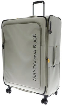 Mandarina Duck Eco Coated 4-Rollen-Trolley 83 cm (P10OSV05) mud