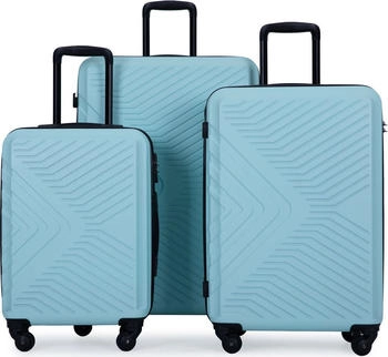 Travelhouse Bali 4-Rollen-Trolley Set 50/60/70 cm green