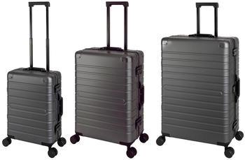 Travelhouse Oslo 4-Rollen-Trolley Set 55/65/75 cm grey
