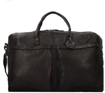 Harbour 2nd Urban Poets Theron Weekender Reisetasche Leder schwarz (UP.13244-darkash)