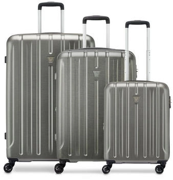 Roncato Kinetic 2.0 Suitcase Set 3 pcs expandable grey