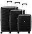 Roncato Skyline 2.0 Neon Suitcase Set 3 pcs black
