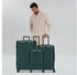 REDOLZ Essentials 18 4-Rollen-Trolley Set 3-teilig (RD12422) metallic green shiny