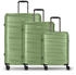 REDOLZ Essentials 10 4-Rollen-Trolley Set 3-tlg. (RD12367-4) green metallic