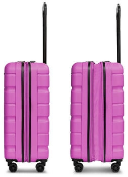 Franky Munich 4.0 4-Rollen-Trolley 53 cm (FRA12349) pink dull – Durchdachtes Design für maximalen Komfort