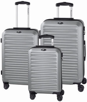 Paradise by CHECK.IN Havanna 2.0 4-Rollen-Trolley Set 55/69/78 cm silver