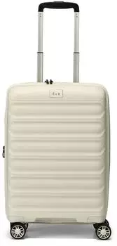 d & n Travel Line 4700 4-Rollen-Trolley 55 cm cream white