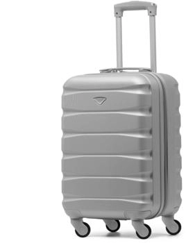Flight Knight 4-Rollen-Trolley 55 x 35 x 25 cm silver