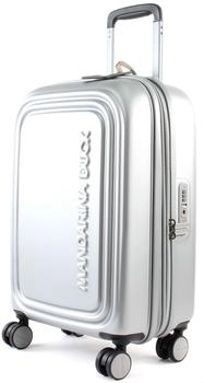 Mandarina Duck Logoduck 4-Rollen-Trolley 55 cm (P10SZV34) silver