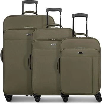 CHECK.IN Sevilla 2.0 4-Rollen-Trolley Set 55/65/75 cm olive
