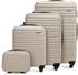 Wittchen 4-Rollen-Trolley Set 54/67/77 cm & Beauty Case (56-3A-31K)