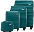 Wittchen 4-Rollen-Trolley Set 54/67/77 cm & Beauty Case (56-3A-31K)