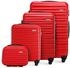 Wittchen 4-Rollen-Trolley Set 54/67/77 cm & Beauty Case (56-3A-31K)