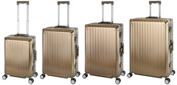 Travelhouse Tokyo 4-Rollen-Trolley Set 55/66/72/78 cm gold