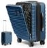 Travely Premium 4-Rollen-Trolley 55 cm mit Fronttasche (TY-HG)