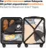 Travely Premium 4-Rollen-Trolley 55 cm mit Fronttasche (TY-HG)