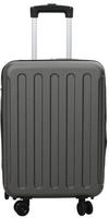 vidaXL Koffer mit Schloss Dunkelgrau 34 x 23 x 55,5 cm ABS Kunststoff