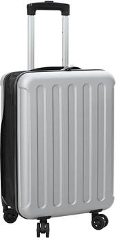 vidaXL 4-Rollen-Trolley 55,5 cm (420062) silver