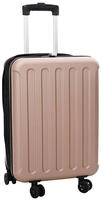 vidaXL Koffer mit Schloss Ros&eacute;gold 34 x 23 x 55,5 cm ABS Kunststoff