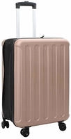 vidaXL Koffer mit Schloss Ros&eacute;gold 43 x 27 x 66 cm ABS Kunststoff