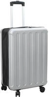 vidaXL Koffer mit Schloss Silber 43 x 27 x 66 cm ABS Kunststoff