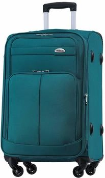 BEIBYE 4-Rollen-Trolley 55 x 38 x 23 cm turquoise