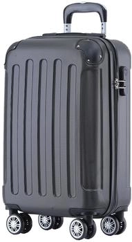 BEIBYE 4-Rollen-Trolley 55 x 36 x 21 cm black