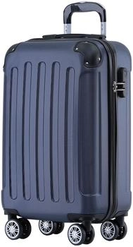BEIBYE 4-Rollen-Trolley 55 x 36 x 21 cm dark blue
