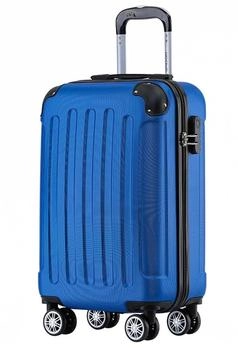 BEIBYE 4-Rollen-Trolley 55 x 36 x 21 cm diamond blue