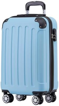 BEIBYE 4-Rollen-Trolley 55 x 36 x 21 cm sky blue