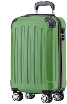 BEIBYE 4-Rollen-Trolley 55 x 36 x 21 cm olive
